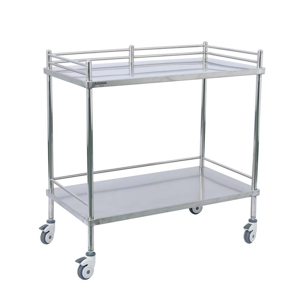 surgical trolley stainless steel