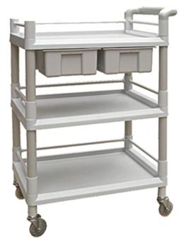 Hospital plastic trolley