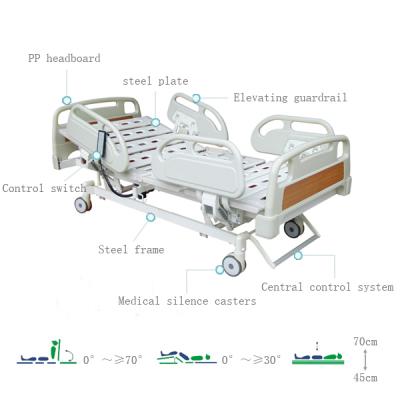 Hospital 3 Functional Adjustable Electric Bed