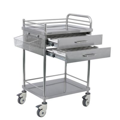 Hospital Stainless Steel Medicine Cart
